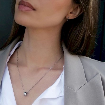 Srebrne kolczyki Daniel Wellington Elan DW00400147