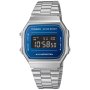 Srebrny zegarek Casio A168WEM-2BEF Casio Vintage w stylu Retro A168WEM 2B