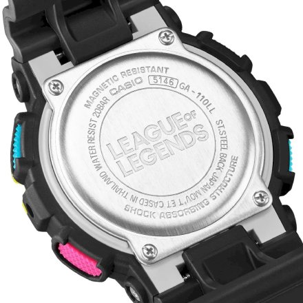 Czarny zegarek Casio G-SHOCK League of Legends GA-110LL-1AER