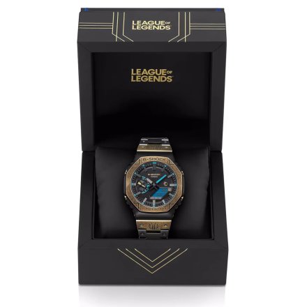 Czarny zegarek Casio G-SHOCK GM-B2100LL-1AER League of Legends z bransoletką