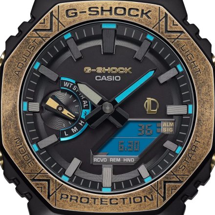 Czarny zegarek Casio G-SHOCK GM-B2100LL-1AER League of Legends z bransoletką