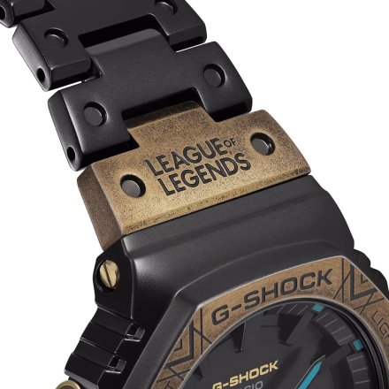 Czarny zegarek Casio G-SHOCK GM-B2100LL-1AER League of Legends z bransoletką