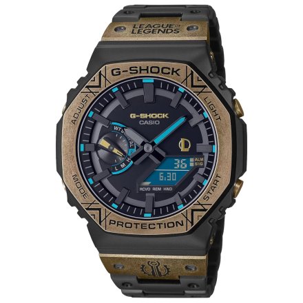 Czarny zegarek Casio G-SHOCK GM-B2100LL-1AER League of Legends z bransoletką