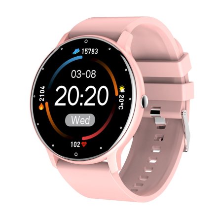 GRAVITY GT1-1 różowy smartwatch z pomiarem ciśnienia