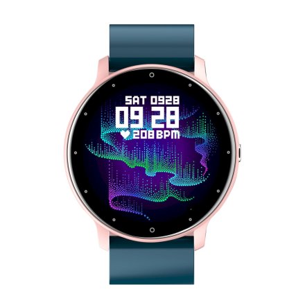 GRAVITY GT1-4 granatowo-różowy smartwatch z pomiarem ciśnienia