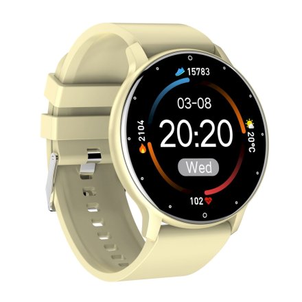 GRAVITY GT1-6 beżowy smartwatch z pomiarem ciśnienia