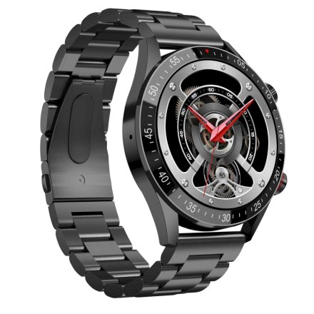 GRAVITY GT4-2 czarny bransoleta smartwatch męski z funkcją rozmowy