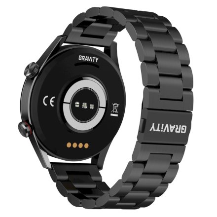 GRAVITY GT4-2 czarny bransoleta smartwatch męski z funkcją rozmowy