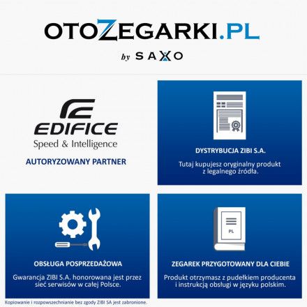 Zegarek Męski Casio EFV-540D-7AVUEF Edifice Momentum EFV 540D 7AVUEF