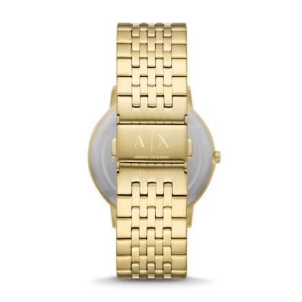 Złoty zegarek Armani Exchange Dale z bransoletą AX2871