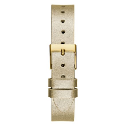 Złoty zegarek damski Guess Crystal Clear z kryształkami na tarczy GW0535L4