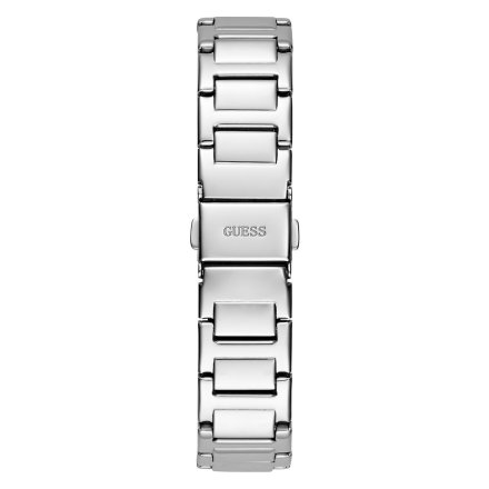 Srebrny zegarek damski Guess Clash tarcza w kratę GW0600L1