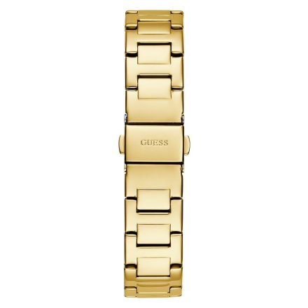 Złoty zegarek damski Guess Eve z bransoletką GW0615L2