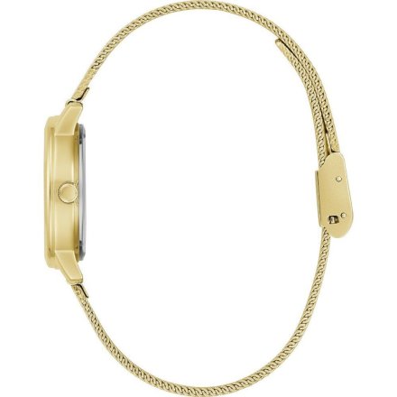 Złoty zegarek damski Guess Melody z bransoletką GW0666L2