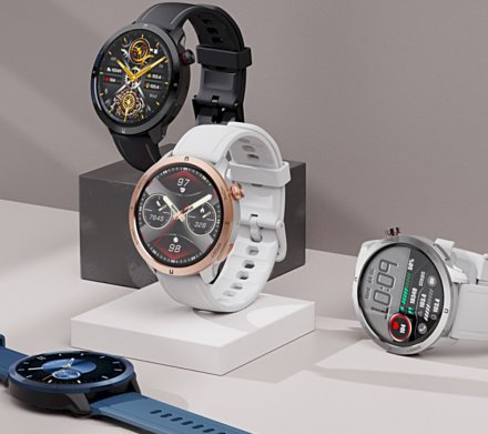 Smartwatch z funkcją rozmowy Rubicon RNCF14 biały różowe złoto SMARUB251