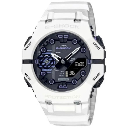 Biały zegarek Casio G-Shock GA-B001SF-7AER