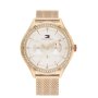 Różowozłoty zegarek Damski Tommy Hilfiger Lexi 1782653 z kryształkami