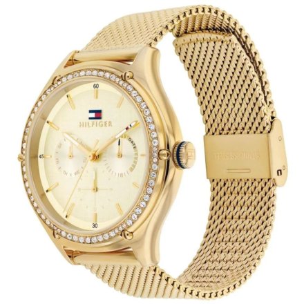 Złoty zegarek Damski Tommy Hilfiger Lexi 1782655 z kryształkami
