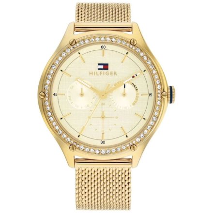 Złoty zegarek Damski Tommy Hilfiger Lexi 1782655 z kryształkami