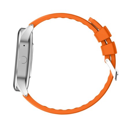 GRAVITY GT2-8 srebrny-pomarańczowy smartwatch damski z funkcją rozmowy