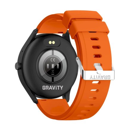 GRAVITY GT2-9 czarny-pomarańczowy smartwatch z funkcją rozmowy