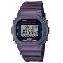 Prostokątny zegarek Casio G-SHOCK DW-B5600AH-6ER fioletowo-zielony