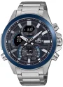 Srebrny zegarek Męski Casio ECB-30DB-1AEF Edifice Premium