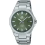 Srebrny zegarek Męski Casio Edifice Classic EFR-S108D-3AVUEF z zieloną tarczą