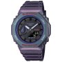 Fioletowo-zielony zegarek Casio G-Shock Aim High GA-2100AH-6AER