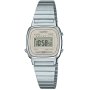 Srebrny zegarek Damski Casio LA670WEA-8AEF Vintage w stylu Retro