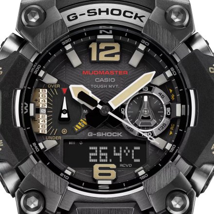 Czarny zegarek Męski Casio G-Shock Mudmaster Carbon Core GWG-B1000-1AER