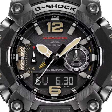 Czarny zegarek Męski Casio G-Shock Mudmaster Carbon Core GWG-B1000-1AER