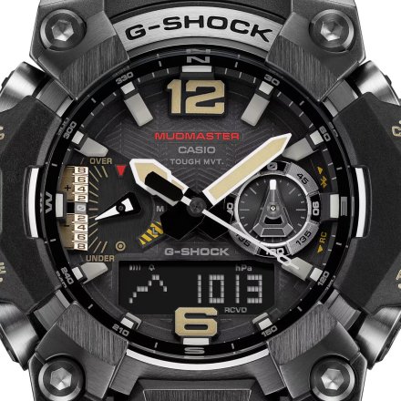 Czarny zegarek Męski Casio G-Shock Mudmaster Carbon Core GWG-B1000-1AER