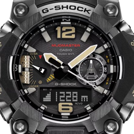 Czarny zegarek Męski Casio G-Shock Mudmaster Carbon Core GWG-B1000-1AER