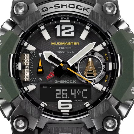 Zielony zegarek Męski Casio G-Shock Mudmaster Carbon Core GWG-B1000-3AER