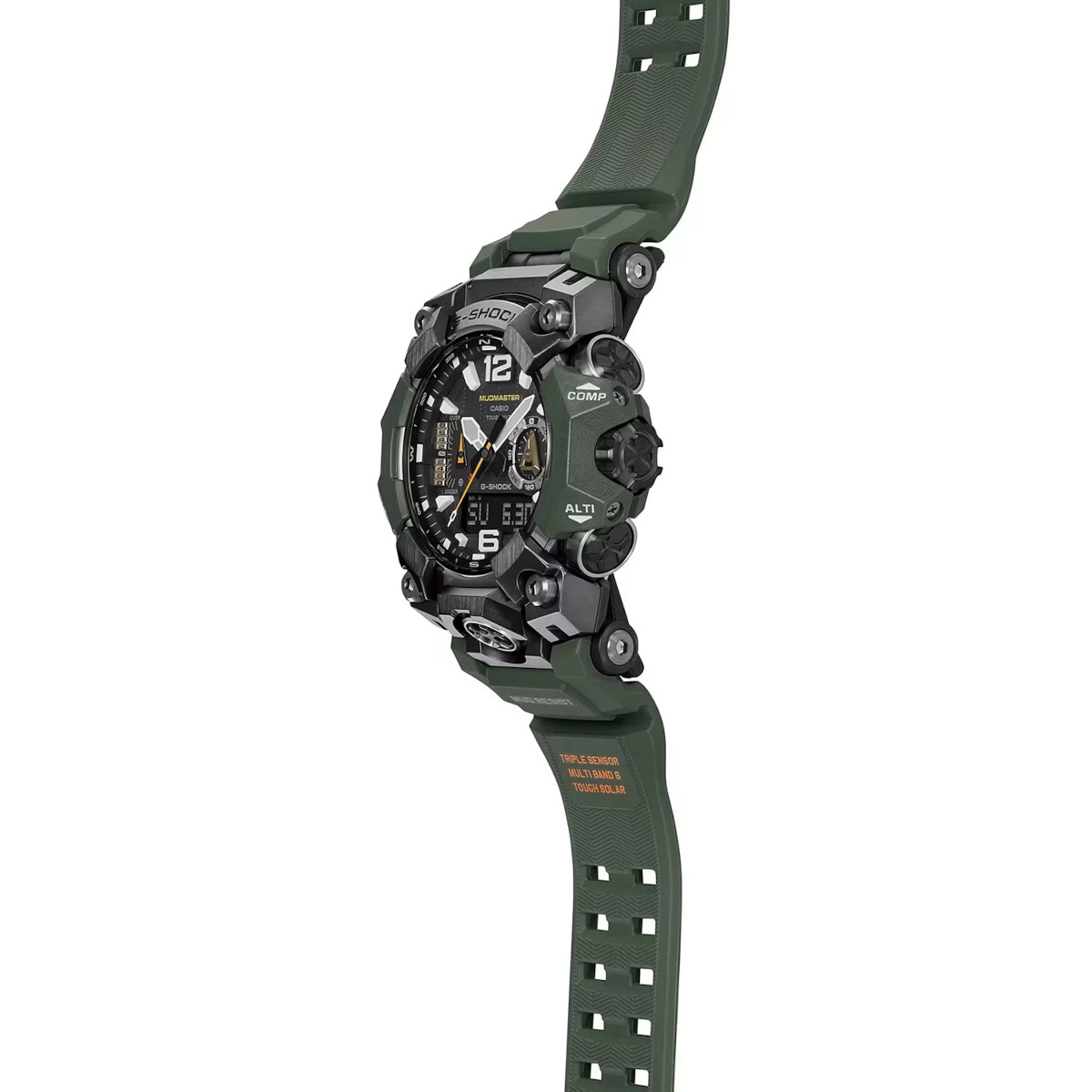 Zielony zegarek Męski Casio G-Shock Mudmaster Carbon Core