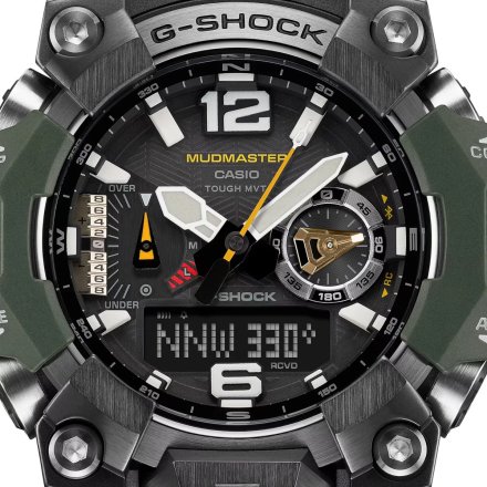 Zielony zegarek Męski Casio G-Shock Mudmaster Carbon Core GWG-B1000-3AER