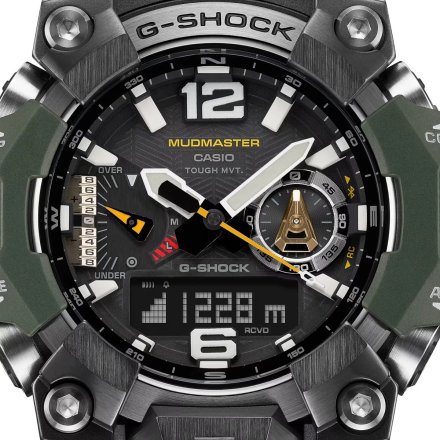 Zielony zegarek Męski Casio G-Shock Mudmaster Carbon Core GWG-B1000-3AER