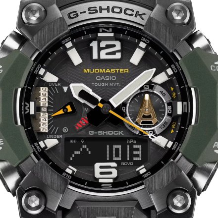 Zielony zegarek Męski Casio G-Shock Mudmaster Carbon Core GWG-B1000-3AER