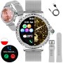 Smartwatch damski z funkcją rozmowy Rubicon RNCF19 srebrny SMARUB275