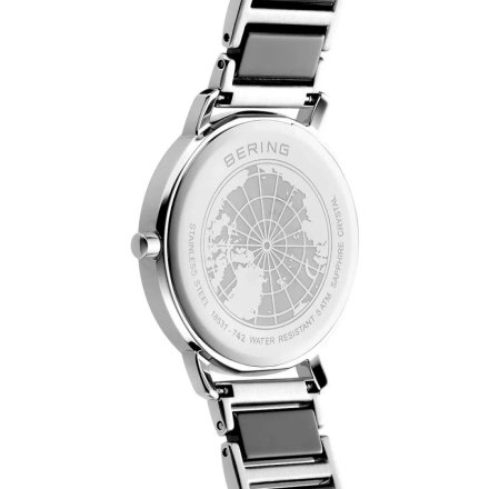  Ceramiczny Srebrny   zegarek Bering 18531-742 CERAMIC