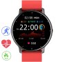 GRAVITY GT1-10 czarno-czerwony smartwatch z pomiarem ciśnienia