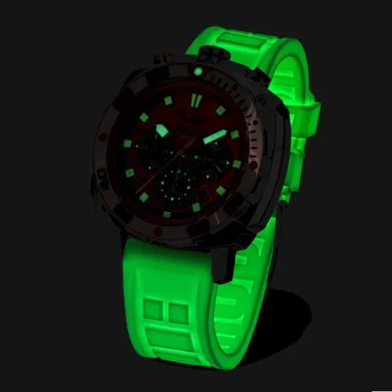 Zegarek Vostok Europe Systema Periodicum Neon pomarańczowy VK67-650A723