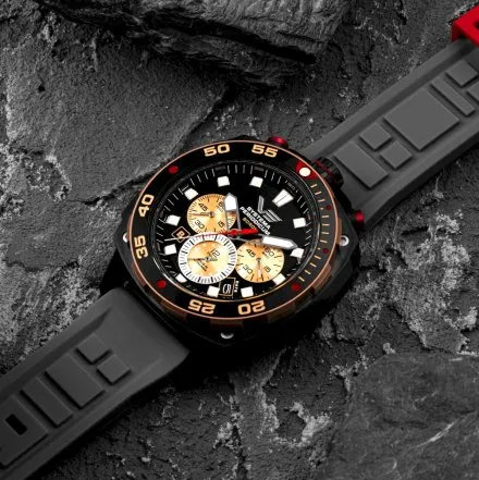 Zegarek Vostok Europe Systema Periodicum Boron czarny VK67-650E721