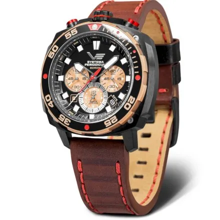 Zegarek Vostok Europe Systema Periodicum Boron czarny VK67-650E721