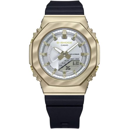 Czarno-złoty zegarek damski Casio G-Shock GM-S2100BC-1AER