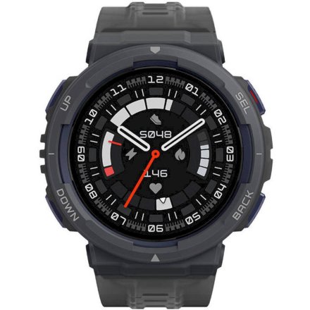 Grafitowy smartwatch Amazfit Active Edge Midnight Pulse W2212EU2N