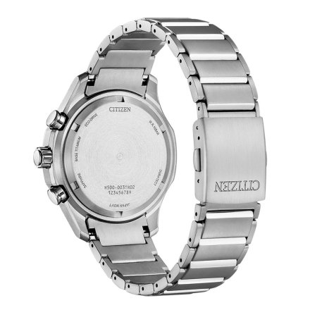 Zegarek męski Citizen Eco-Drive Titanium srebrna tarcza AT2530-85A
