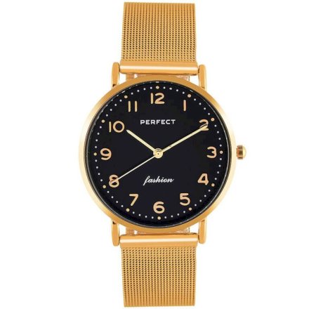 Złoty damski zegarek z bransoletą PERFECT F332-04