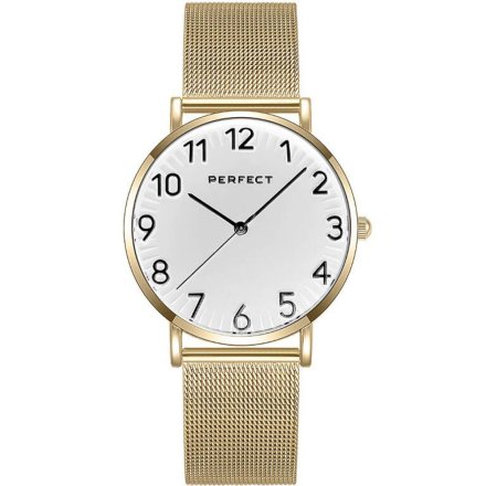 Złoty damski zegarek z bransoletą PERFECT F342-04
